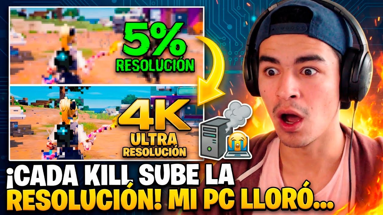 📈 Cada kill sube la resolución… hasta que mi PC lloró 😭💻