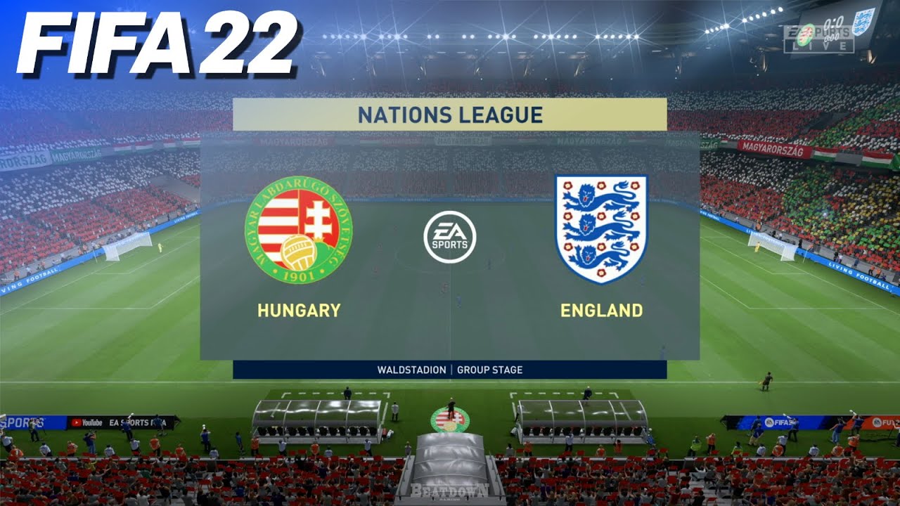FIFA 22 - Hungary vs. England | Nations League