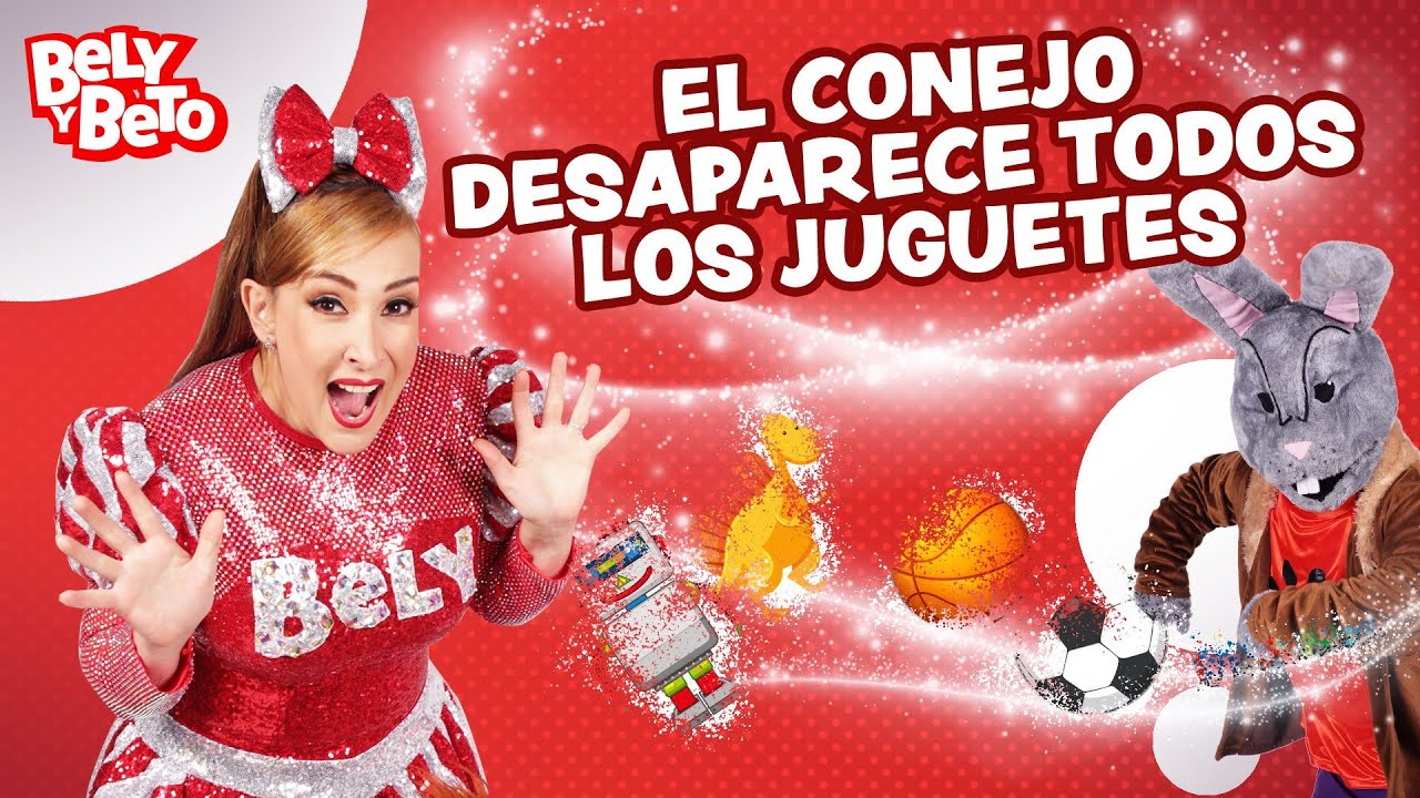 El Conejo Malapata desaparece los juguetes- Bely y Beto