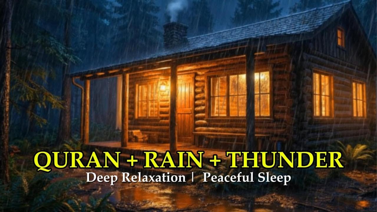 Quran Recitation with Rain & Thunder &ndash; Clear Your Thoughts Fast | Deep Relaxation & Peaceful Sleep