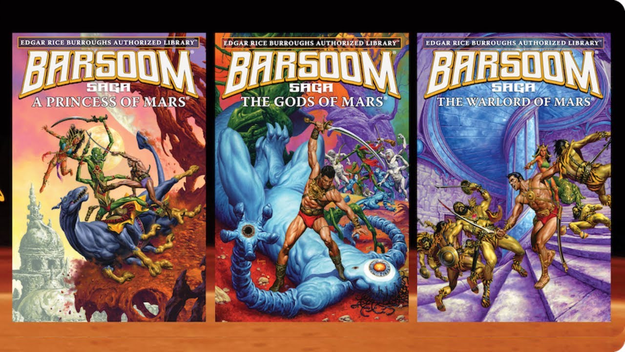 ERB Authorized Library Mars novels preorders! New Joe Jusko Legend Editions!