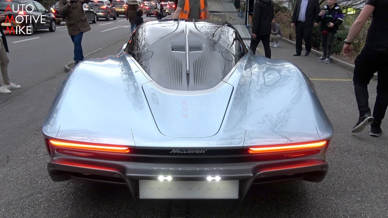 FIRST MCLAREN SPEEDTAIL ON THE ROAD & SOUNDS!! - GENEVA MOTORSHOW 2019