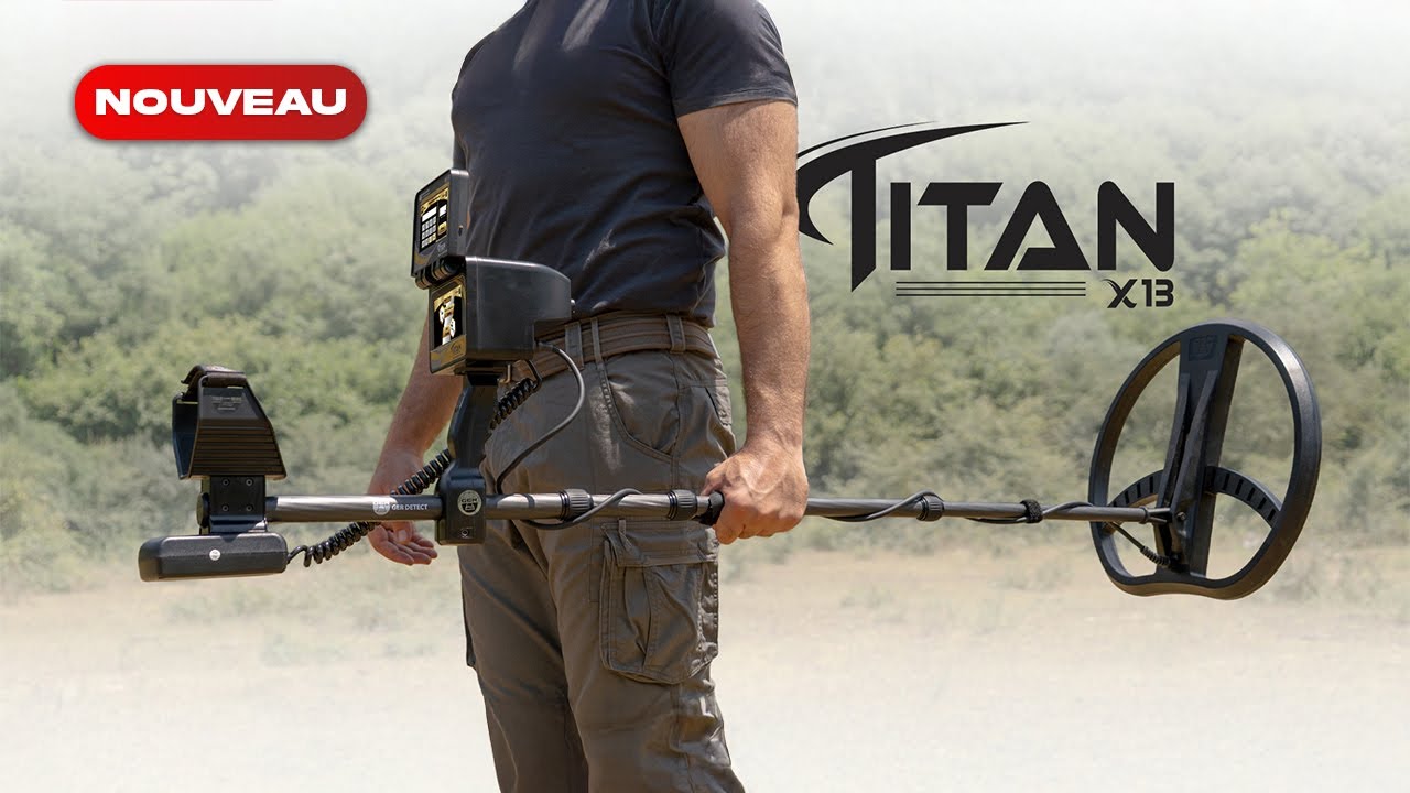 d&eacute;tecteur de m&eacute;taux, d'or TITAN X13- le meilleur d&eacute;tecteur pour les m&eacute;taux, les cavernes
