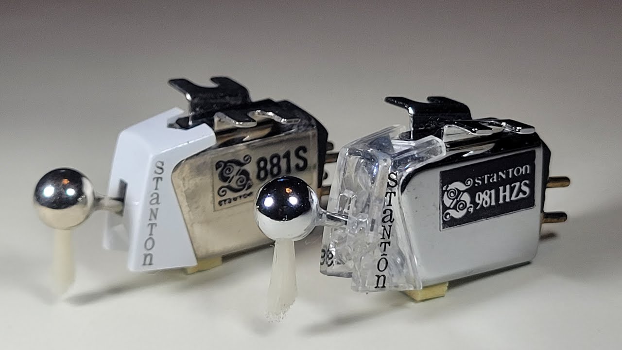 Stanton 881S vs 981HZS phono cartridges