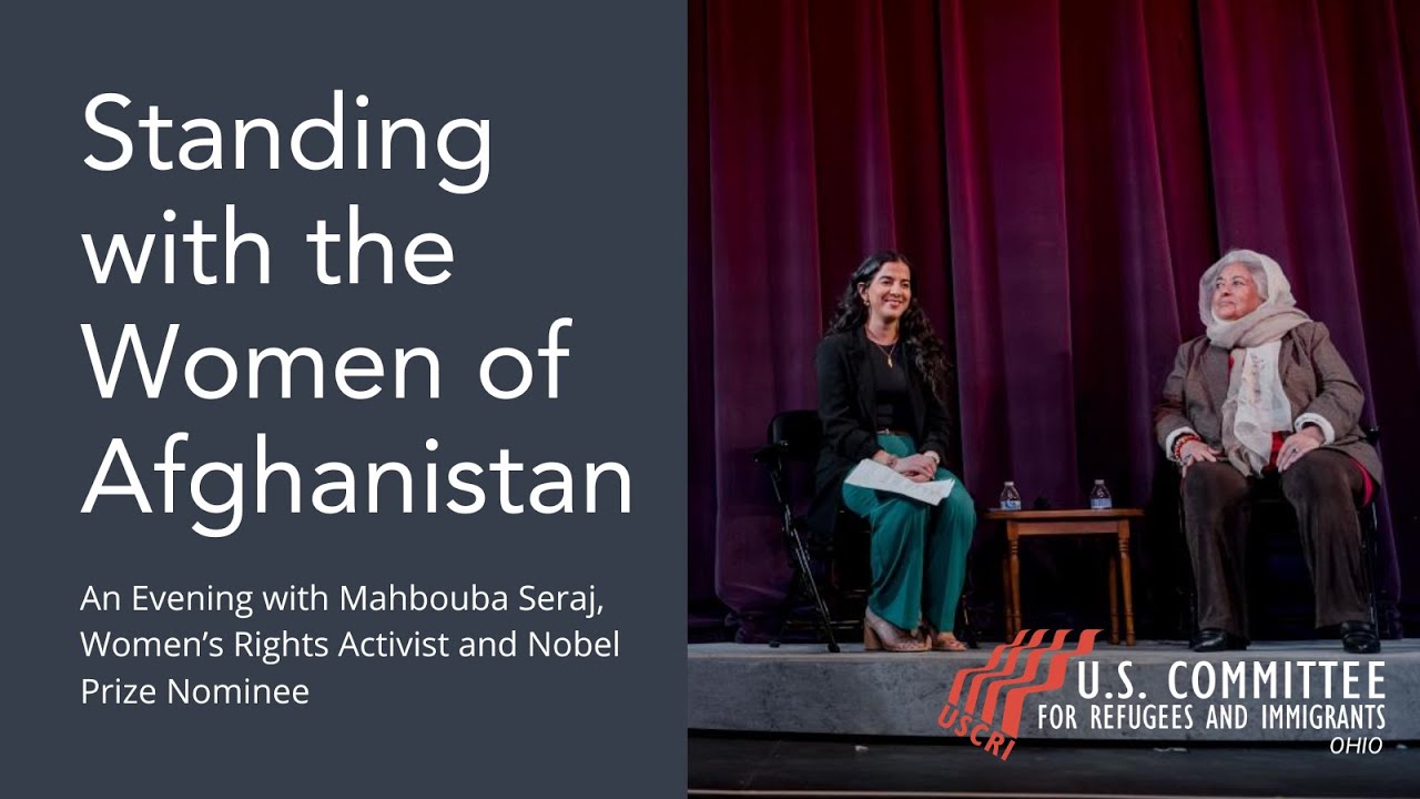 Standing with the Women of Afghanistan: An Evening with Mahbouba Seraj