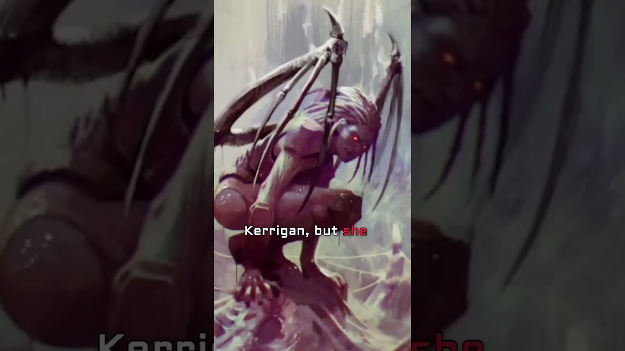 Kerrigan's Creepy Transformation In StarCraft #gaming #starcraft #blizzard