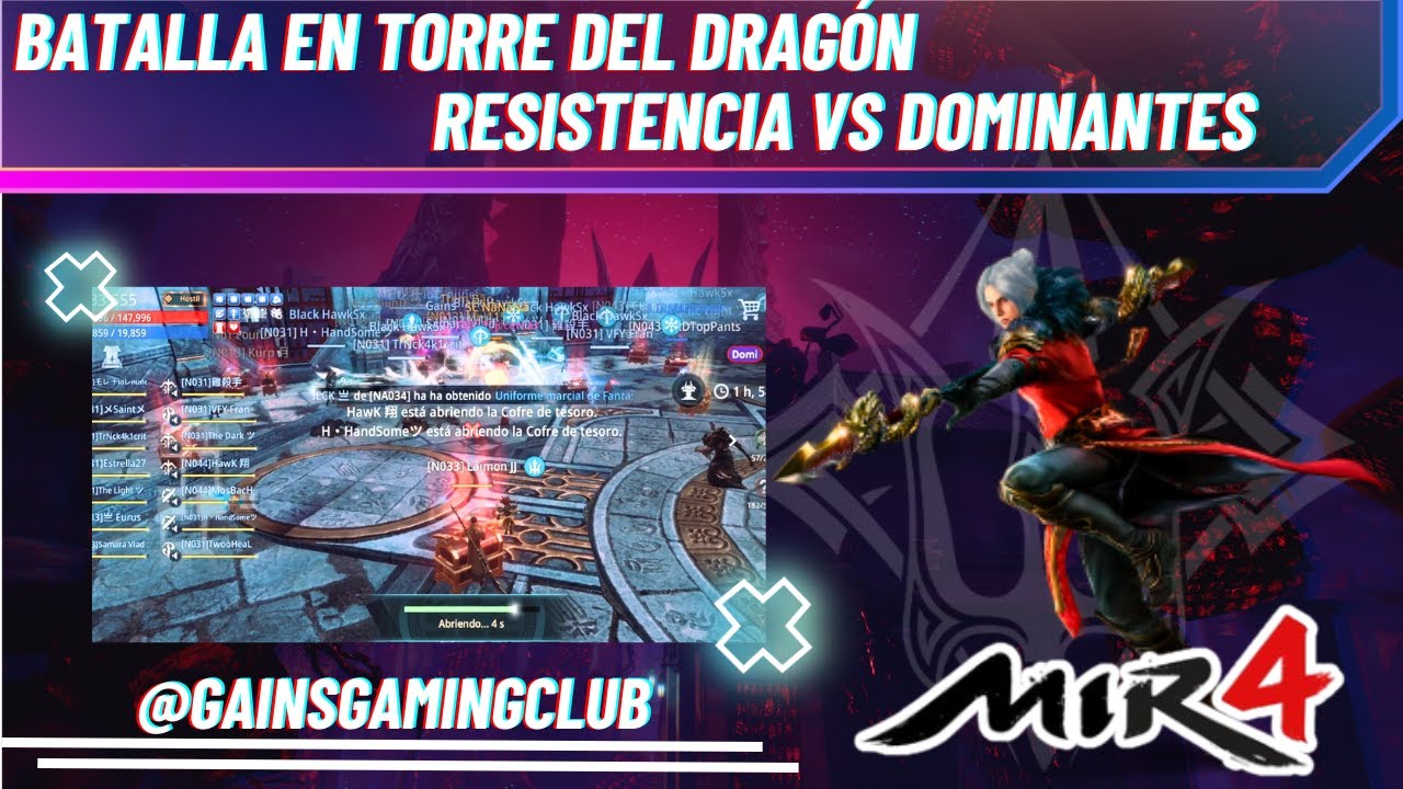 BATALLA POR JUJA EN TORRE DEL DRAGÓN | MIR4 | LANCERO | PVP |