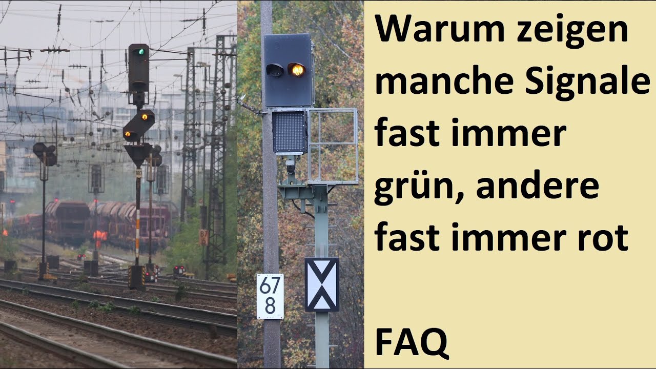 Warum manche Blocksignale in Grundstellung rot sind und andere gr&uuml;n - Alex E AE - FAQ