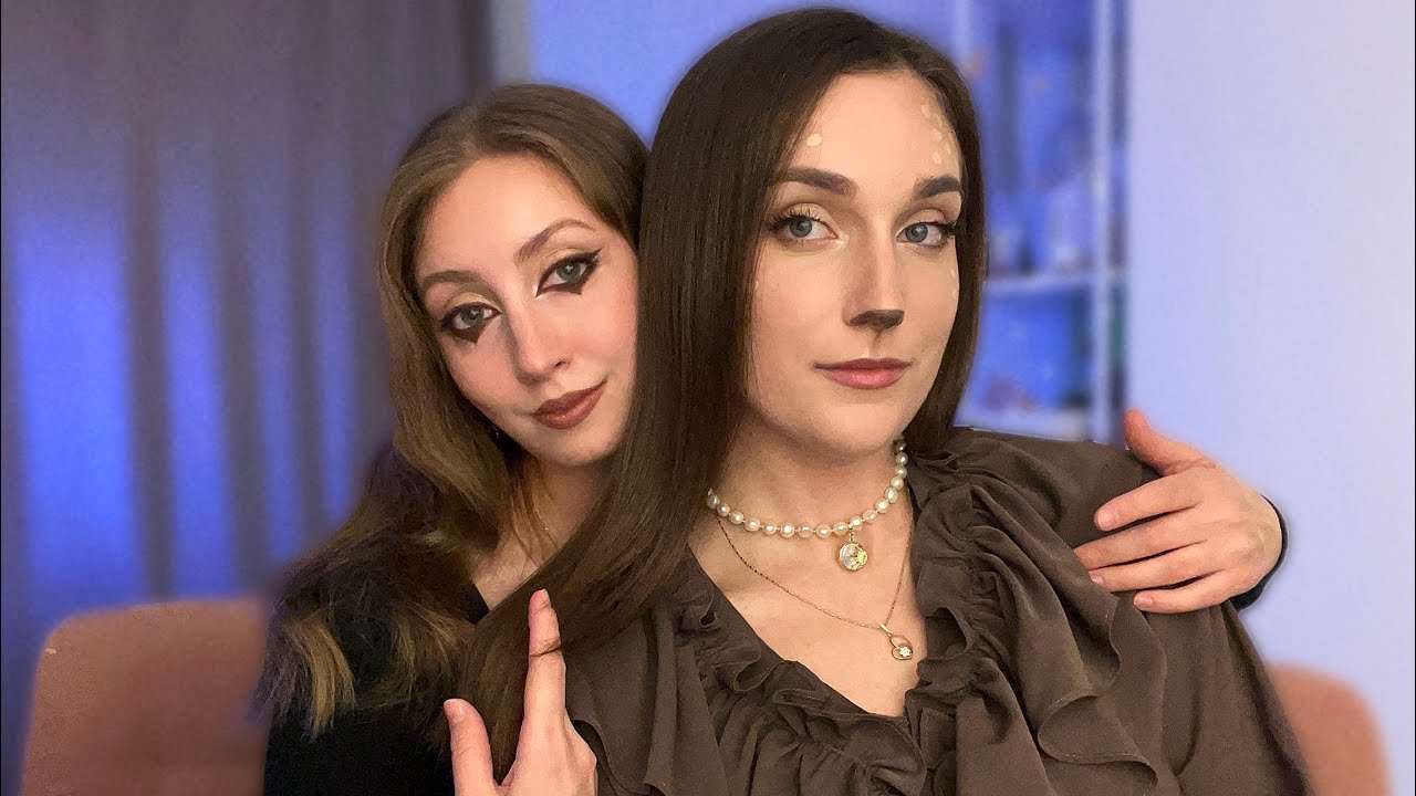 АСМР с подругой🦋Мистические истории из жизни, расчёсывание волос 💙Тихий голос