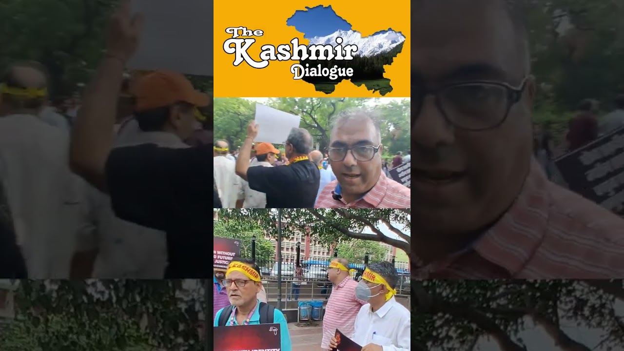 #VithalChoudhary Speaks at #JantarMantar | #PanunKashmir Protest | The Kashmir Dialogue