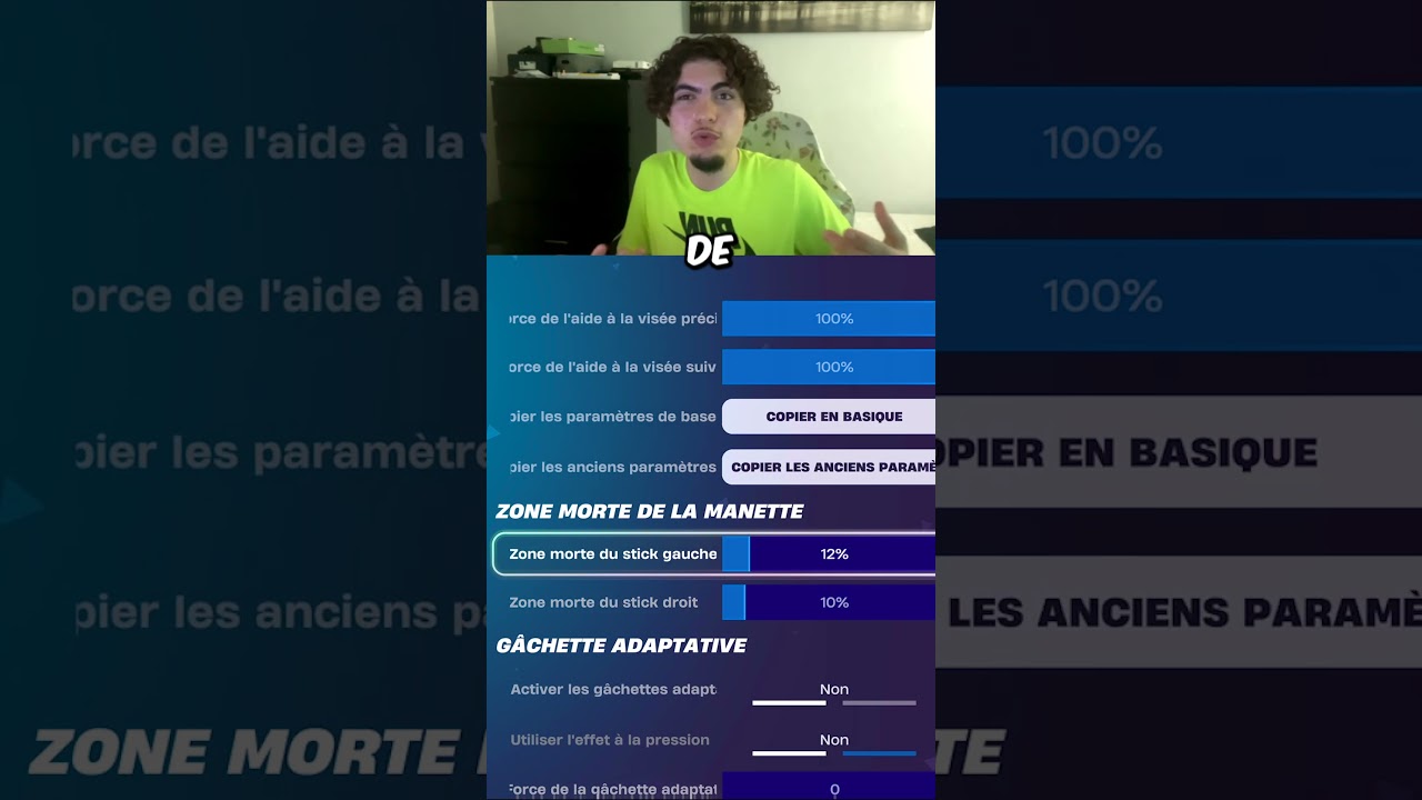 Les MEILLEURS Paramètres Manette Pour Être UNREAL Rapidement 😱🎮 