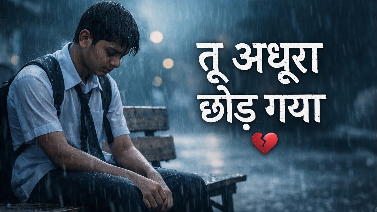 तू अधूरा छोड़ गया 💔 | Emotional Sad Song | Dil Tod Dene Wala Gana| sad song❤️‍🔥💔