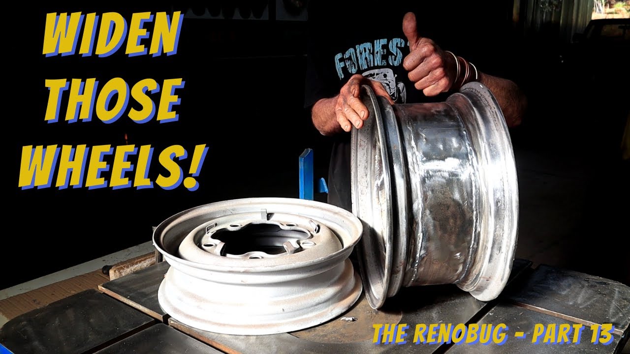 How to widen steel rims yourself!