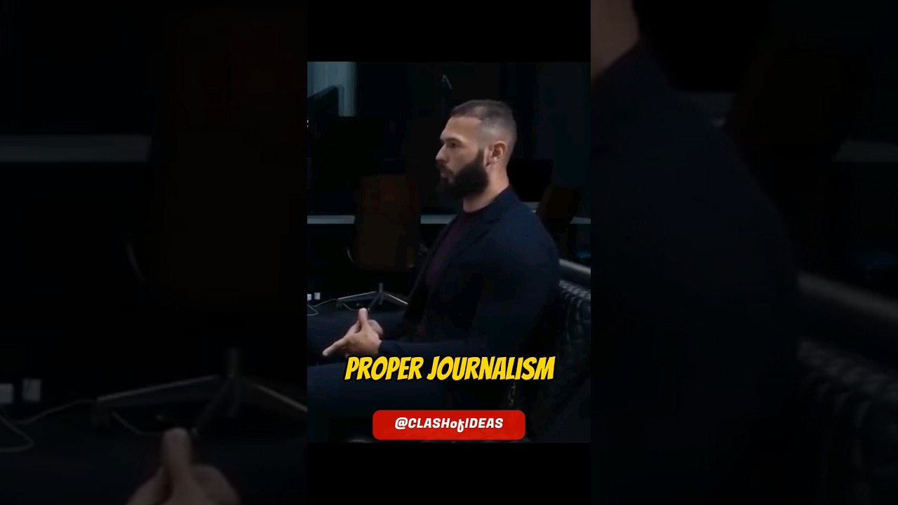 "Do some proper journalism" Andrew Tate vs BBC journalist - 