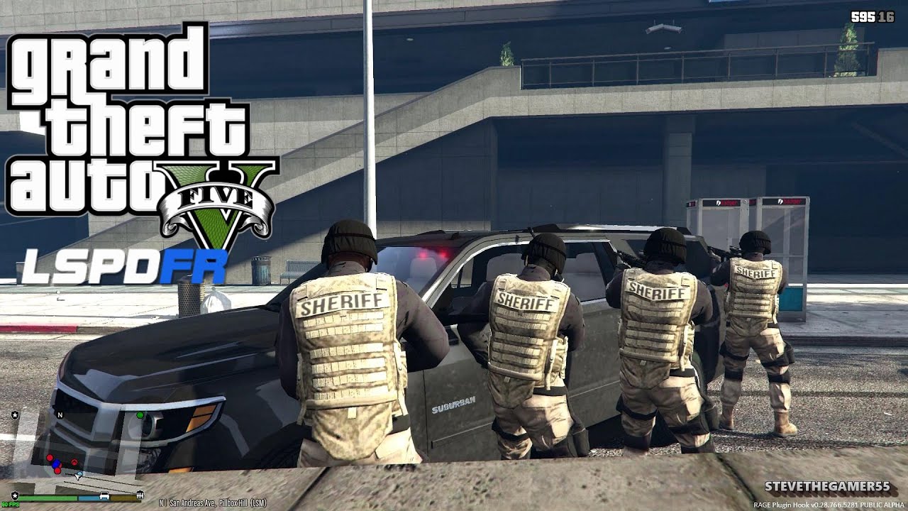 GTA 5 LSPDFR EPiSODE 98 - LET'S BE COPS - LSSD SWAT PATROL (GTA 5 PC POLICE MODS) Assorted Calls