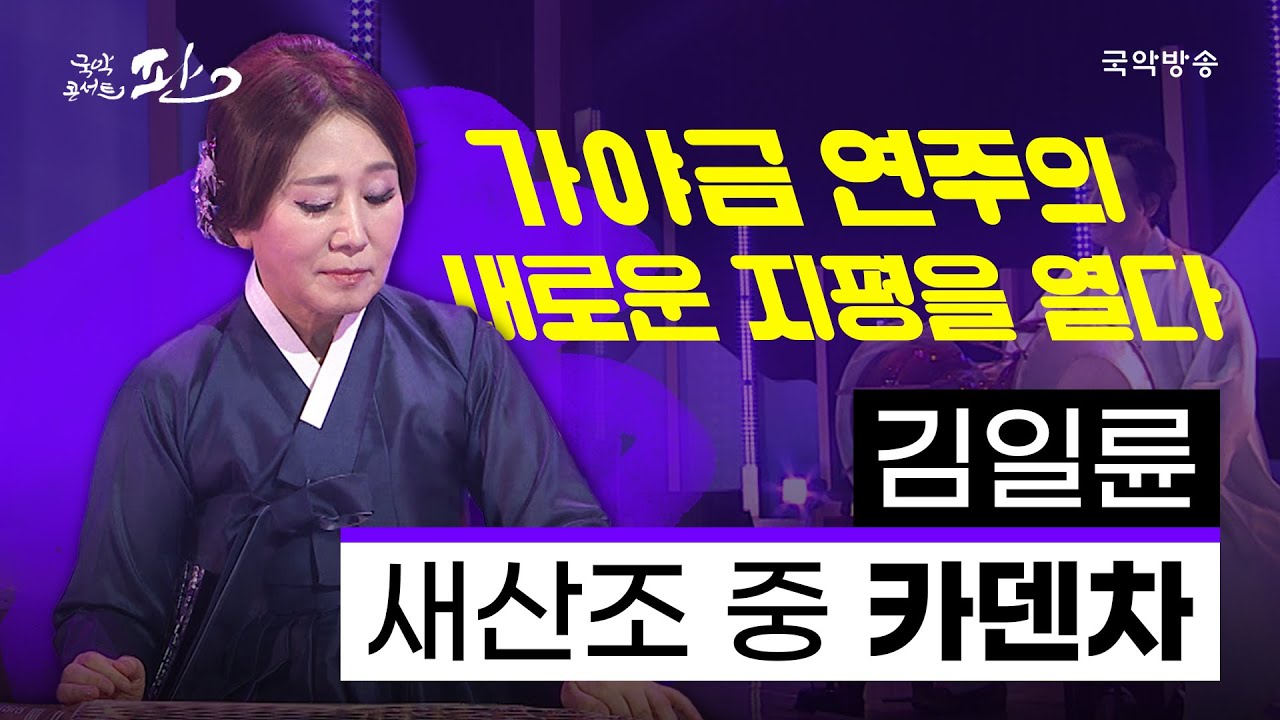 [국악콘서트 판] 25현 가야금을 위한 협주곡 새산조 중 '카덴차' - 김일륜
