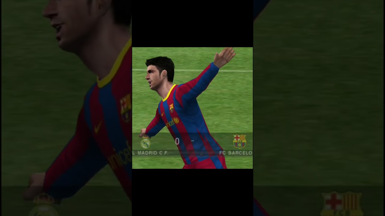David Villa goal vs Real Madrid PES 2011 PS2 