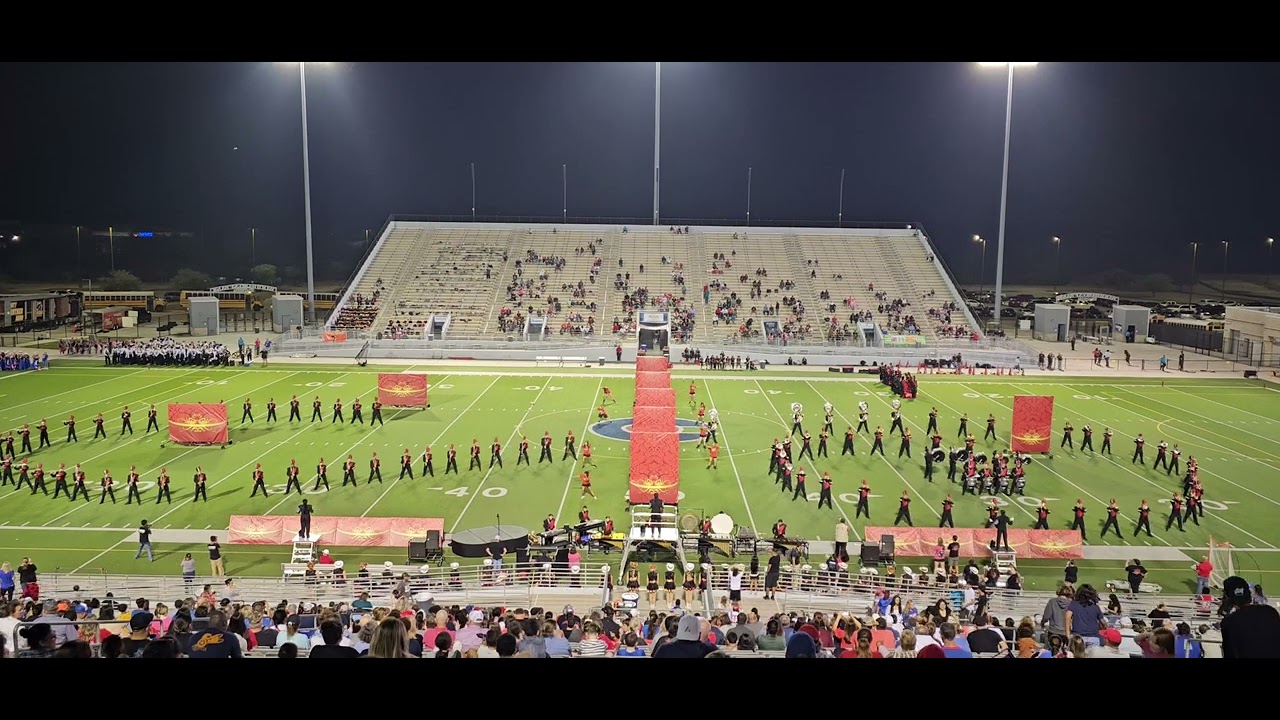 Caney Creek High School Marching Band halftime show