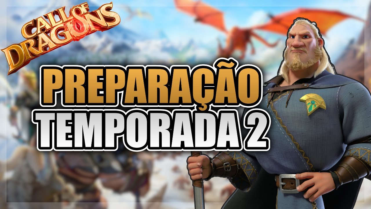 ATUALIZAÇÕES DA CONTA E PREPARANDO PARA TEMPORADA 2  - CALL OF DRAGONS