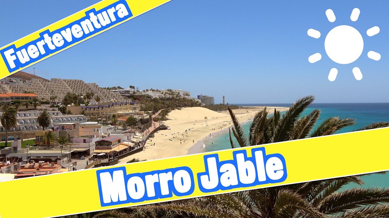 Morro Jable Fuerteventura Spain: Beach and resort