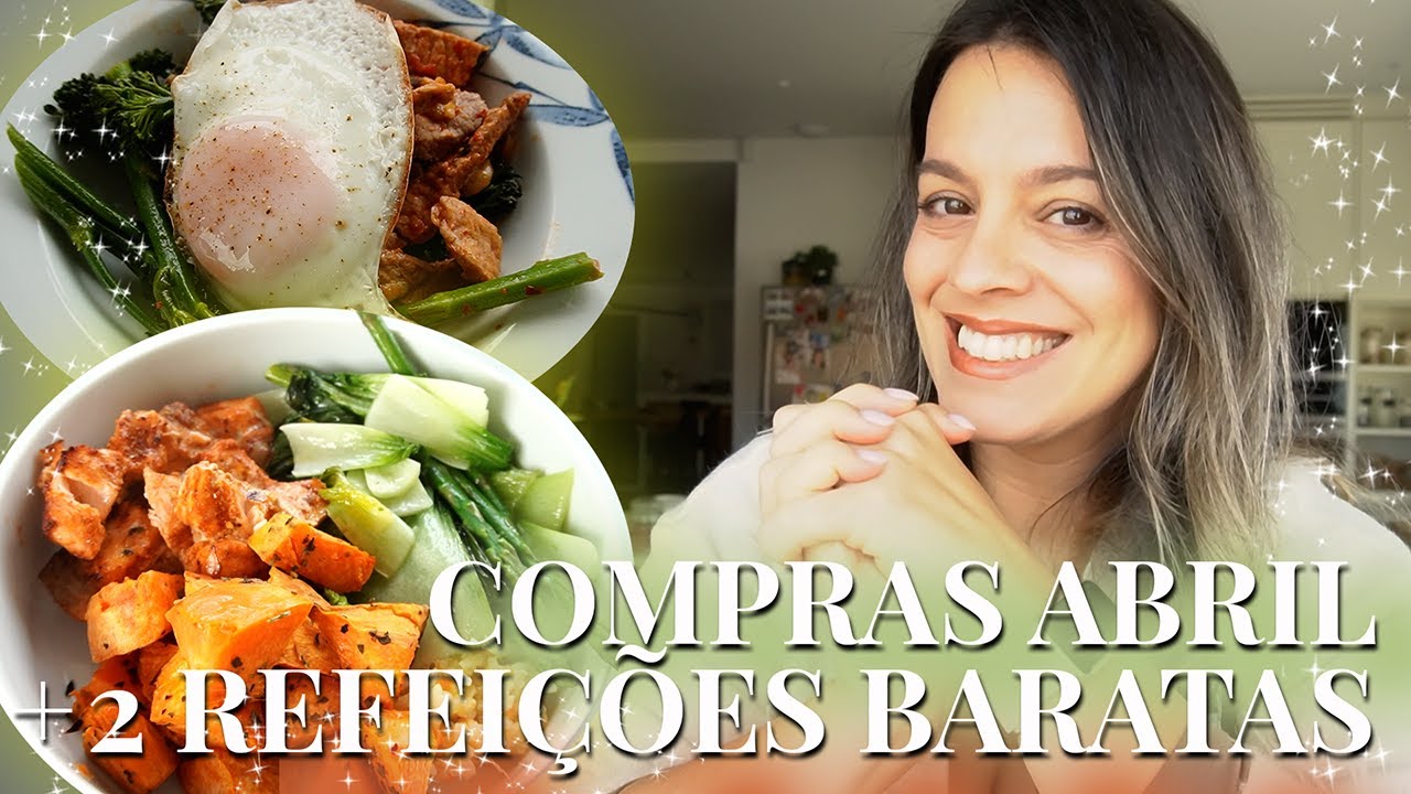 Compras de Supermercado🛒  2 Refei&ccedil;&otilde;es R&aacute;pidas, F&aacute;ceis e Baratas que Vais Querer Experimentar!