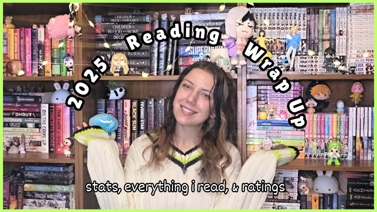 My 2025 Reading Wrap Up ~ Reading Stats, Everything I Read, & Ratings