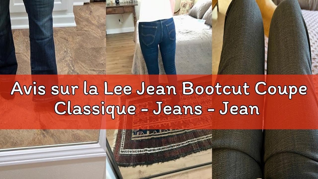 Avis sur la Lee Jean Bootcut Coupe Classique - Jeans - Jean Bootcut Taille Normale - Femme