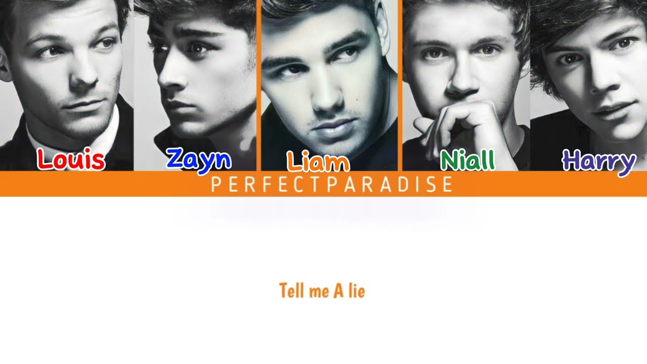 Tell me A lie - One Direction (color coded lyrics)