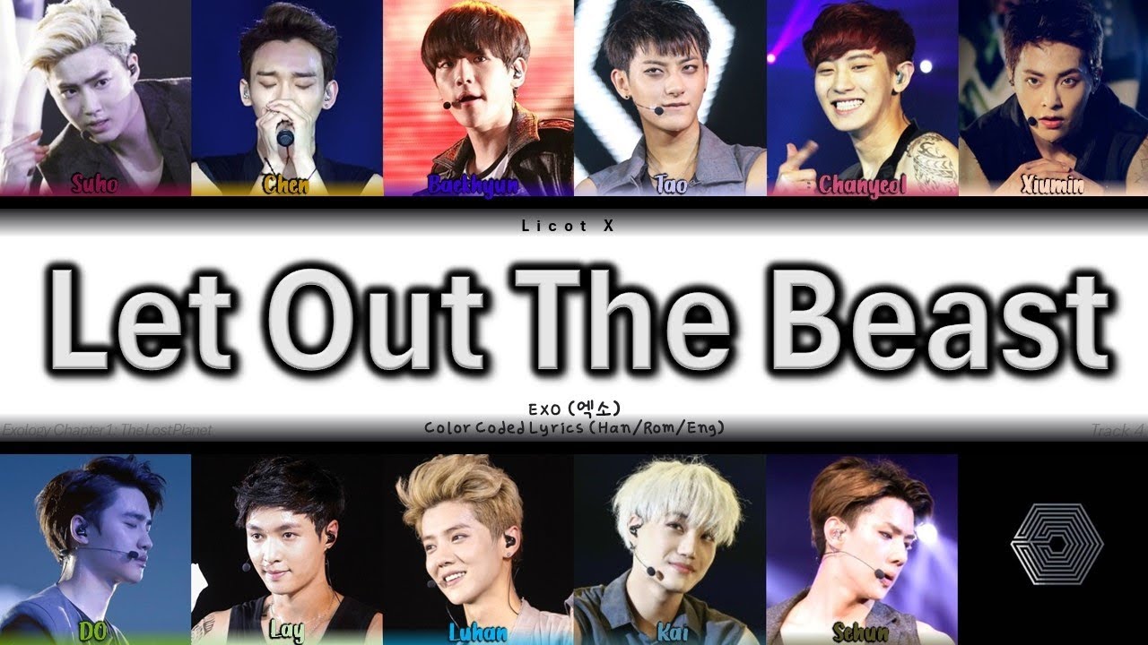 EXO (엑소) ⚹ Let Out The Beast | Color Coded Lyrics