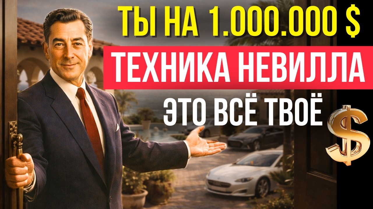 НЕВИЛЛ ГОДДАРД: «Я ПОКАЖУ как СТАТЬ ВЕРСИЕЙ НА МИЛЛИОН!» Эта Техника БЕЗУПРЕЧНА!