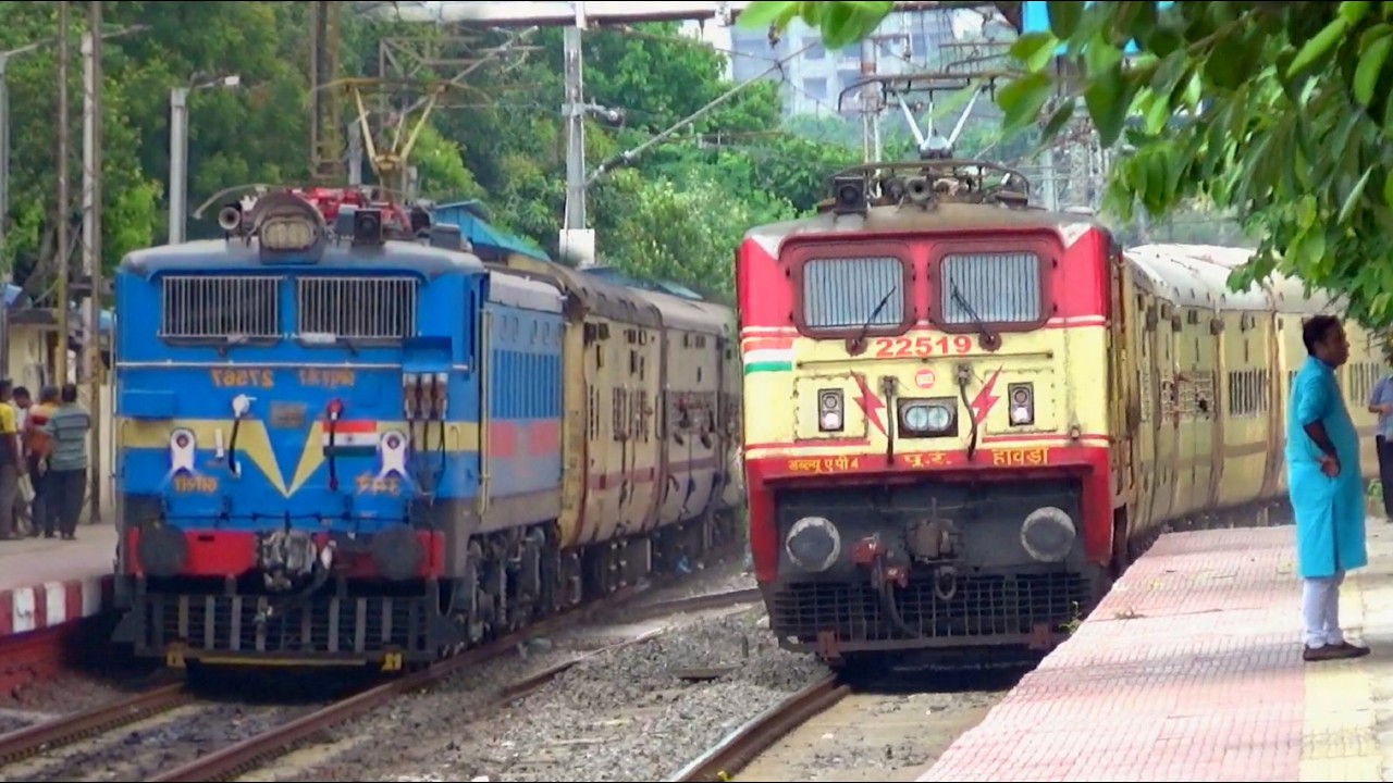 Dangerous Trains Speed at 100 kmph Speed 🔥 Purvanchal Exp + Teesta Torsha + Siuri Express #train