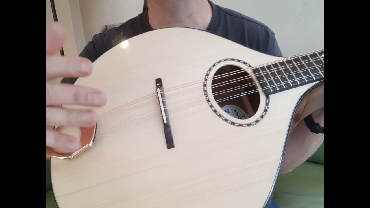 Nyberg Small-ish Octave Mandolin demo ; Sapele & Red Spruce