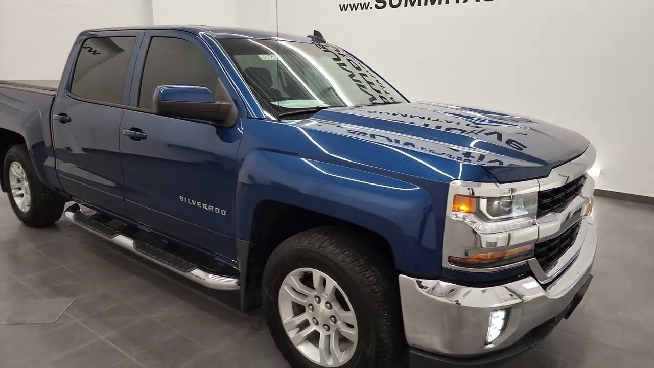 2018 CHEVROLET SILVERADO 1500 CREW SHORT LT1 DEEP OCEAN BLUE 4K WALKAROUND 12599ZA ПРОДАН!
