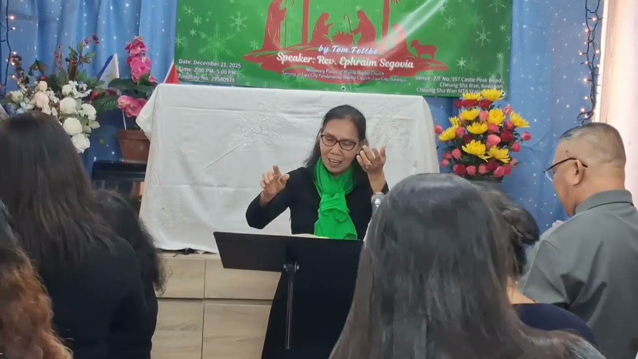 A Christmas cantata Ladies Christmas sang by Joyful Sunbeam Choir of GHFHK 
