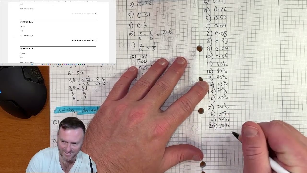 🔢 Converting Between Percents and Decimals Made Easy! 📊✨