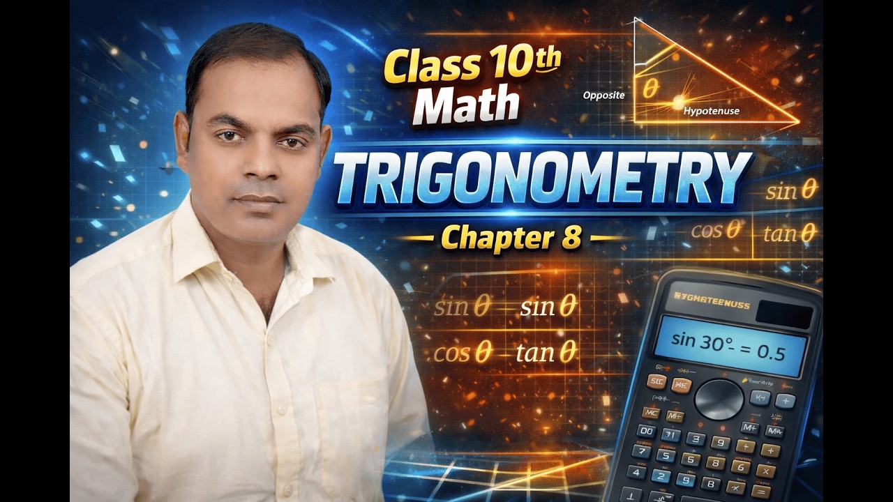 Bihar Board | Class 10th | Math | Trigonometry | trigonometric ratio of 0°,30°,45°,60° and 90°