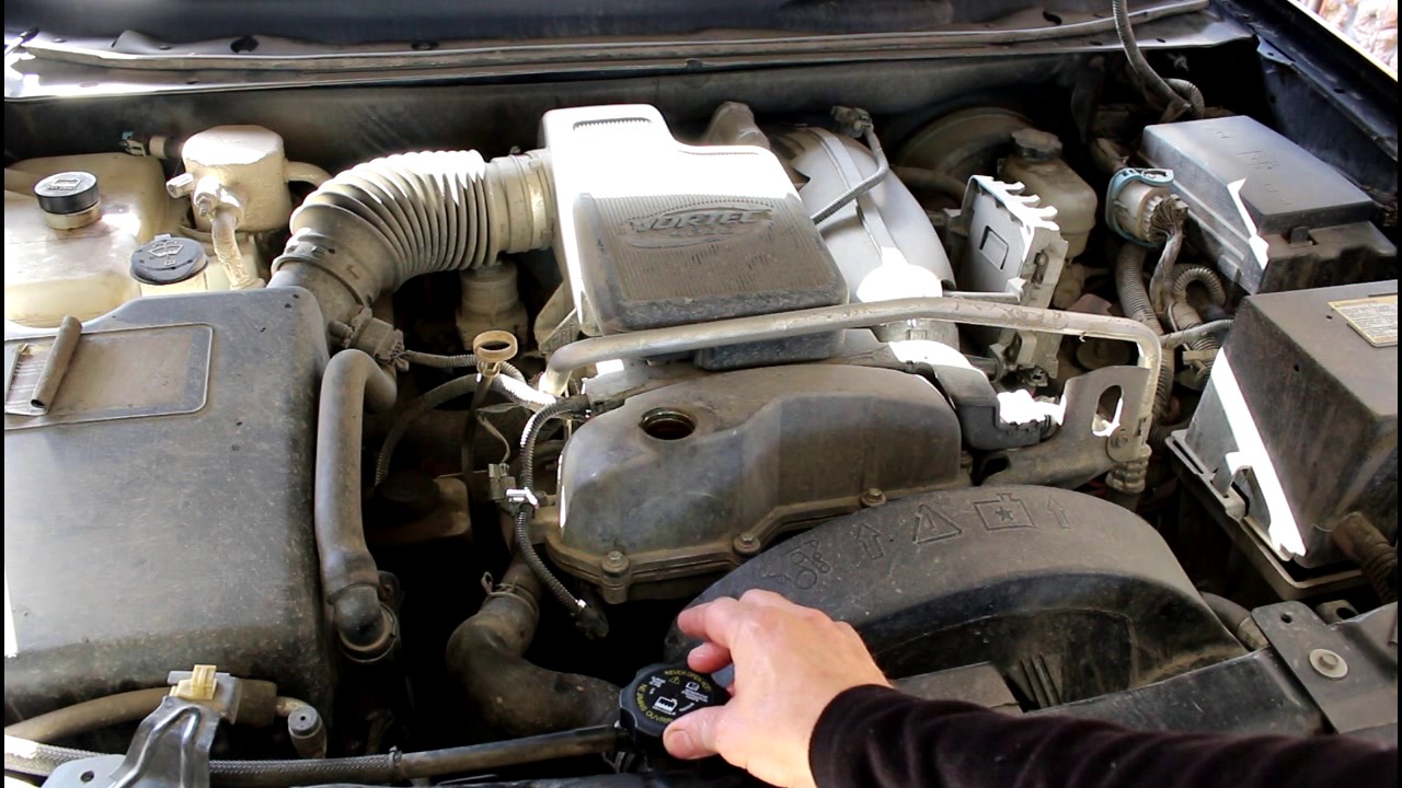 Chevrolet TrailBlazer Шевроле Трейлблейзер 4,2 2007 года Замена масла и фильтров