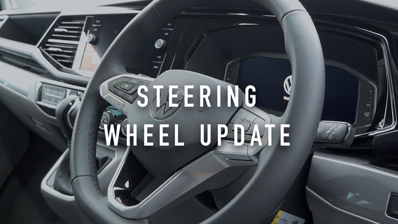 UPDATED VW California Steering Wheel with New Logo