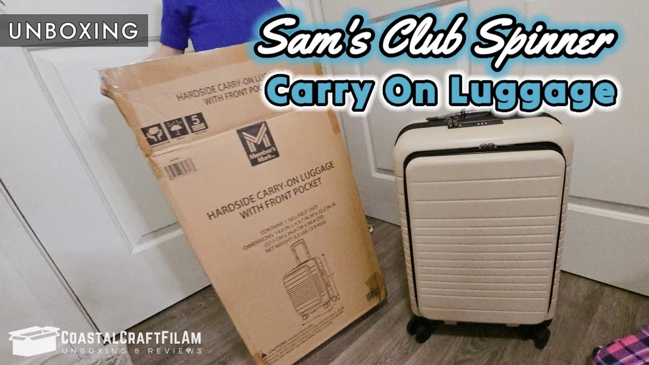 UNBOXING: SAM'S CLUB Spinner Luggage | Reset TSA Lock @CoastalCraftFilAm 