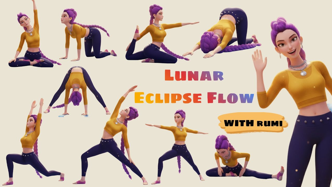 Rumi Lunar Eclipse Flow | Moon Shadow Yoga | Gentle Night Yoga for Emotional Release