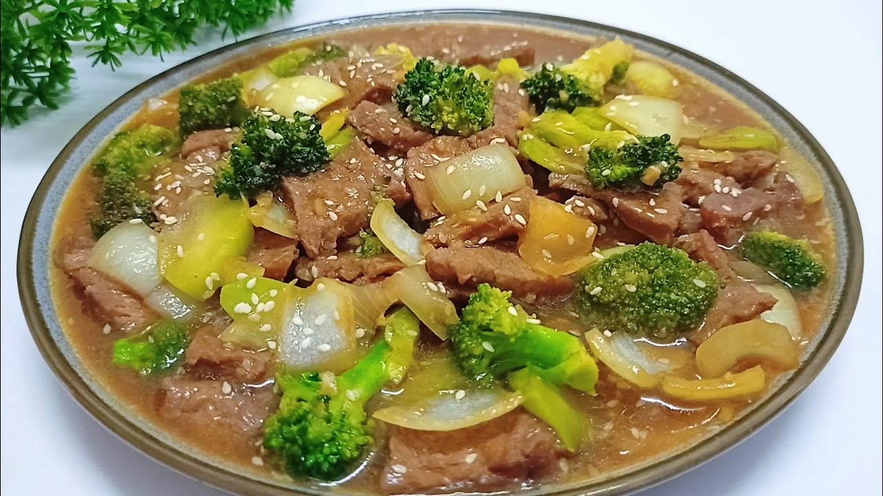 RESEP TUMIS BROKOLI DAGING SAPI ENAK