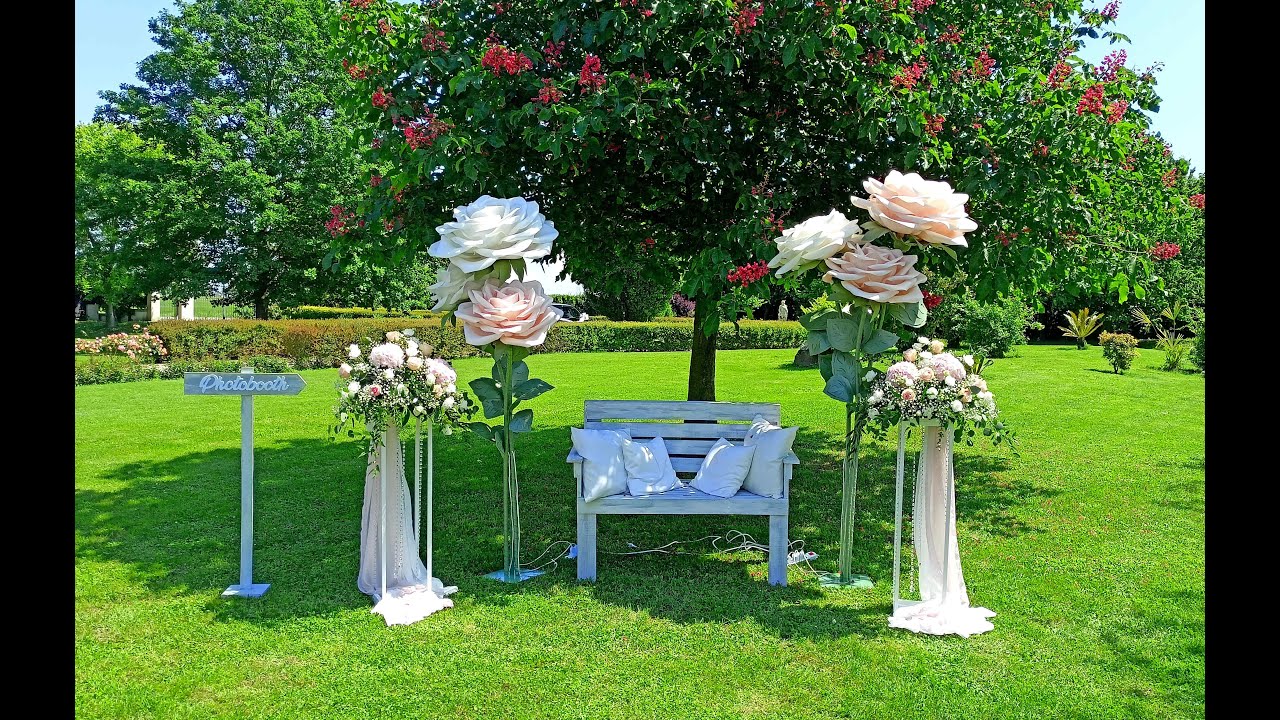 Allestimento floreale per il matrimonio di David e Sandra