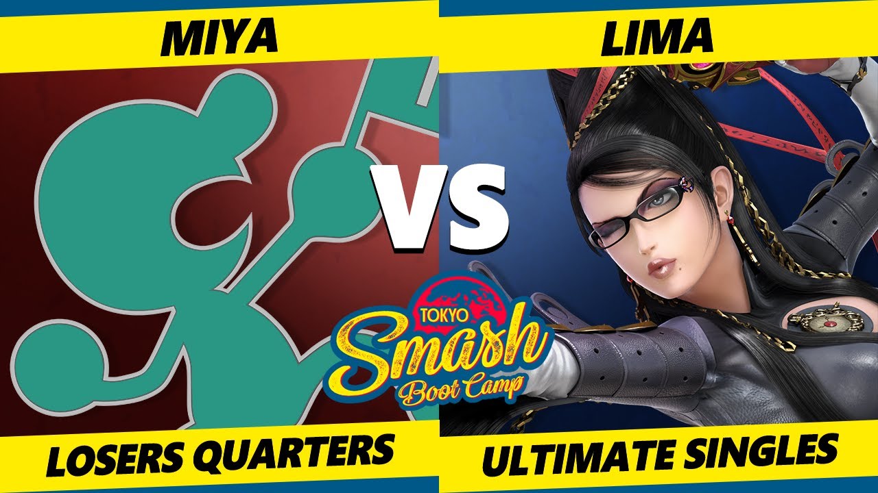 Tokyo SBC Top 8 - Miya (Game & Watch) Vs. Lima (Bayonetta) Smash Ultimate - SSBU