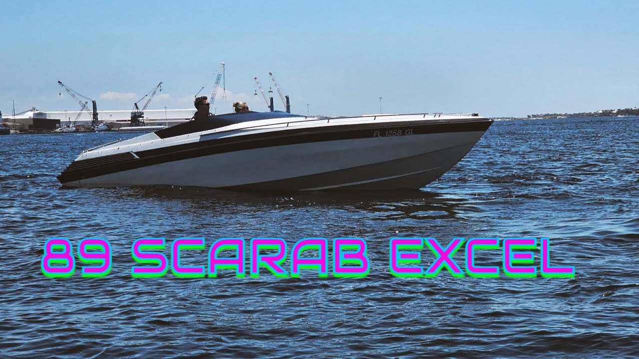 Our NEW 1989 Scarab Excel 28 Power Boat!