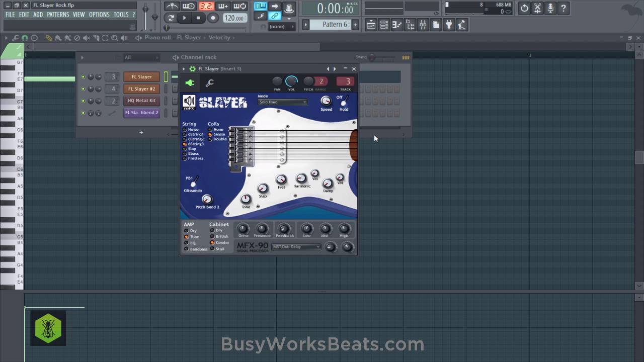 Heavy Metal Rock Tutorial using FL Studio 12