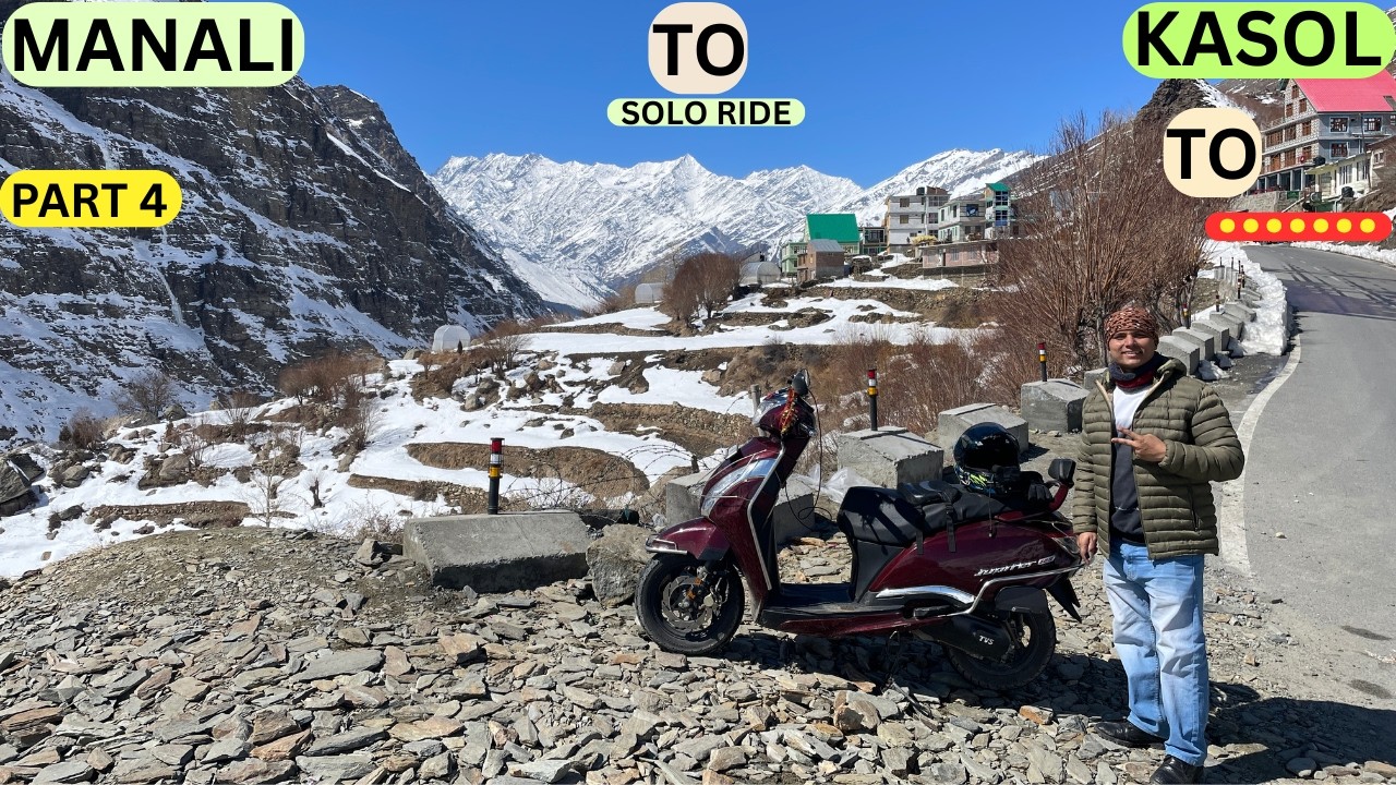 Manali Se Nikle Dusri Destination 😍| TVS Jupiter 125 | Long Ride | Solo Ride