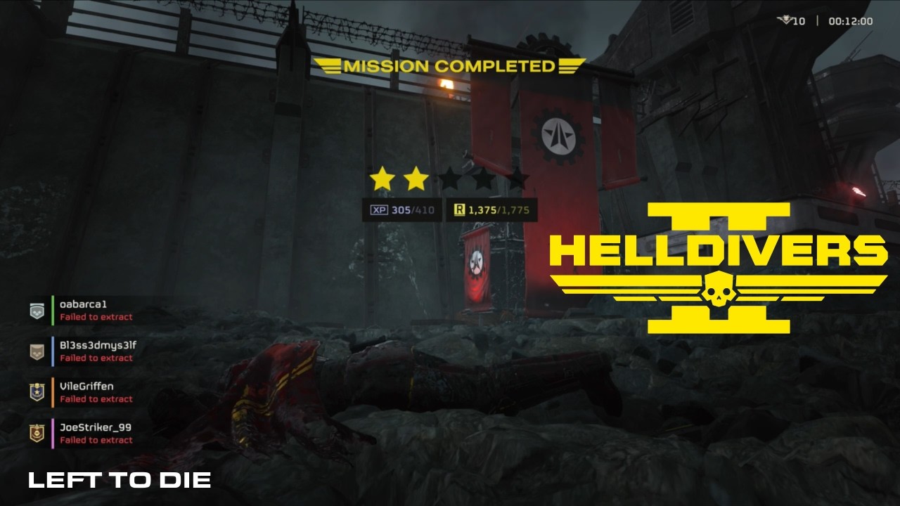 HELLDIVERS 2 - Left To Die