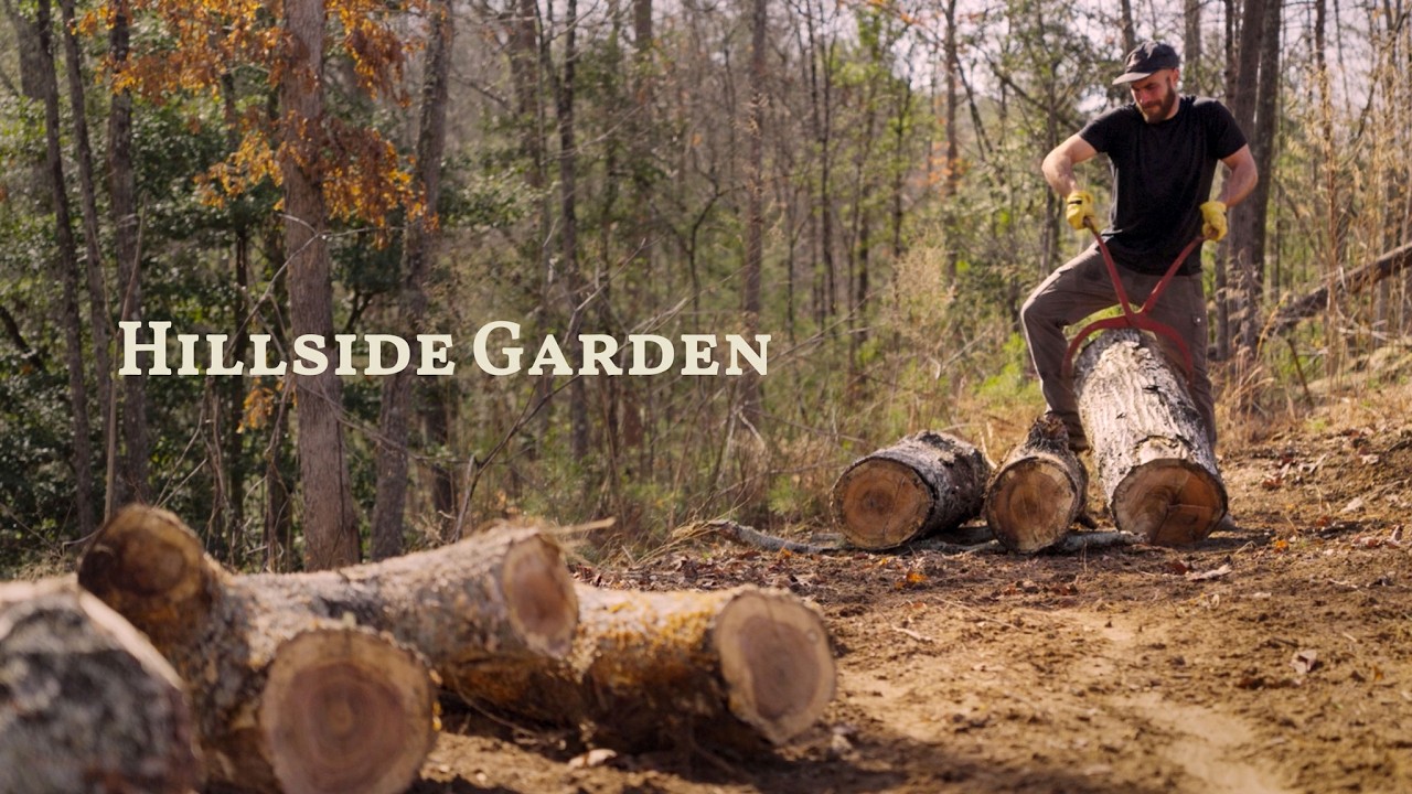 Turning a Steep Hillside into a Terraced Garden (By Hand)