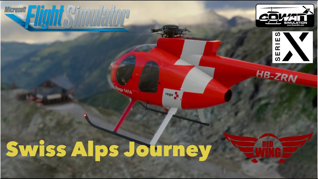 MSFS Cinematic on Xbox even possible? Swiss Alps RedWing Sim add-on Valais Cabane, Dixence, Zermatt