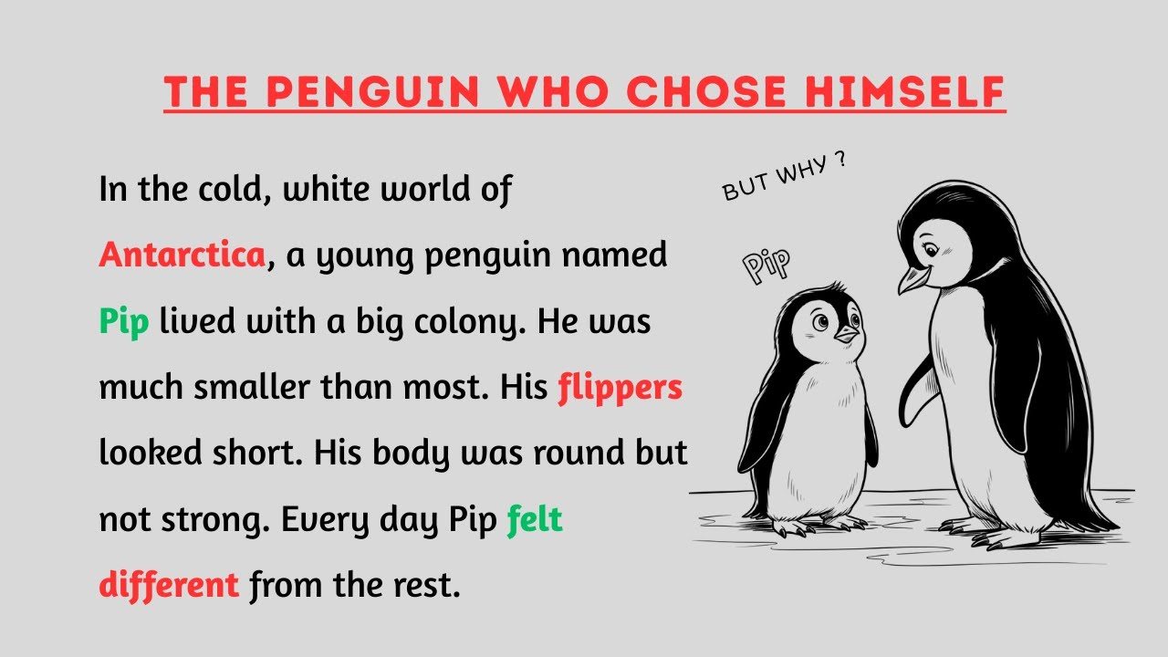 The penguin who chose himself | But Why | Mellow Story Book 